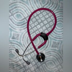 Pink Stethoscope with Black Accents